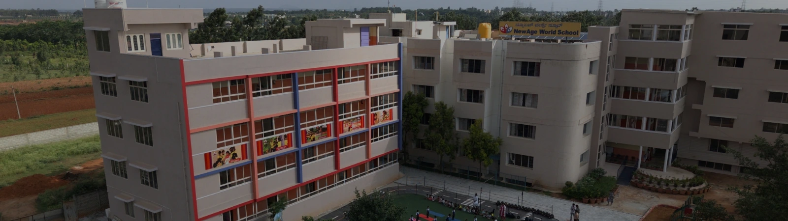 Preschool children learning in classroom